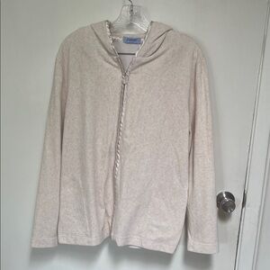Pacer Cream Zip-Up Jacket
